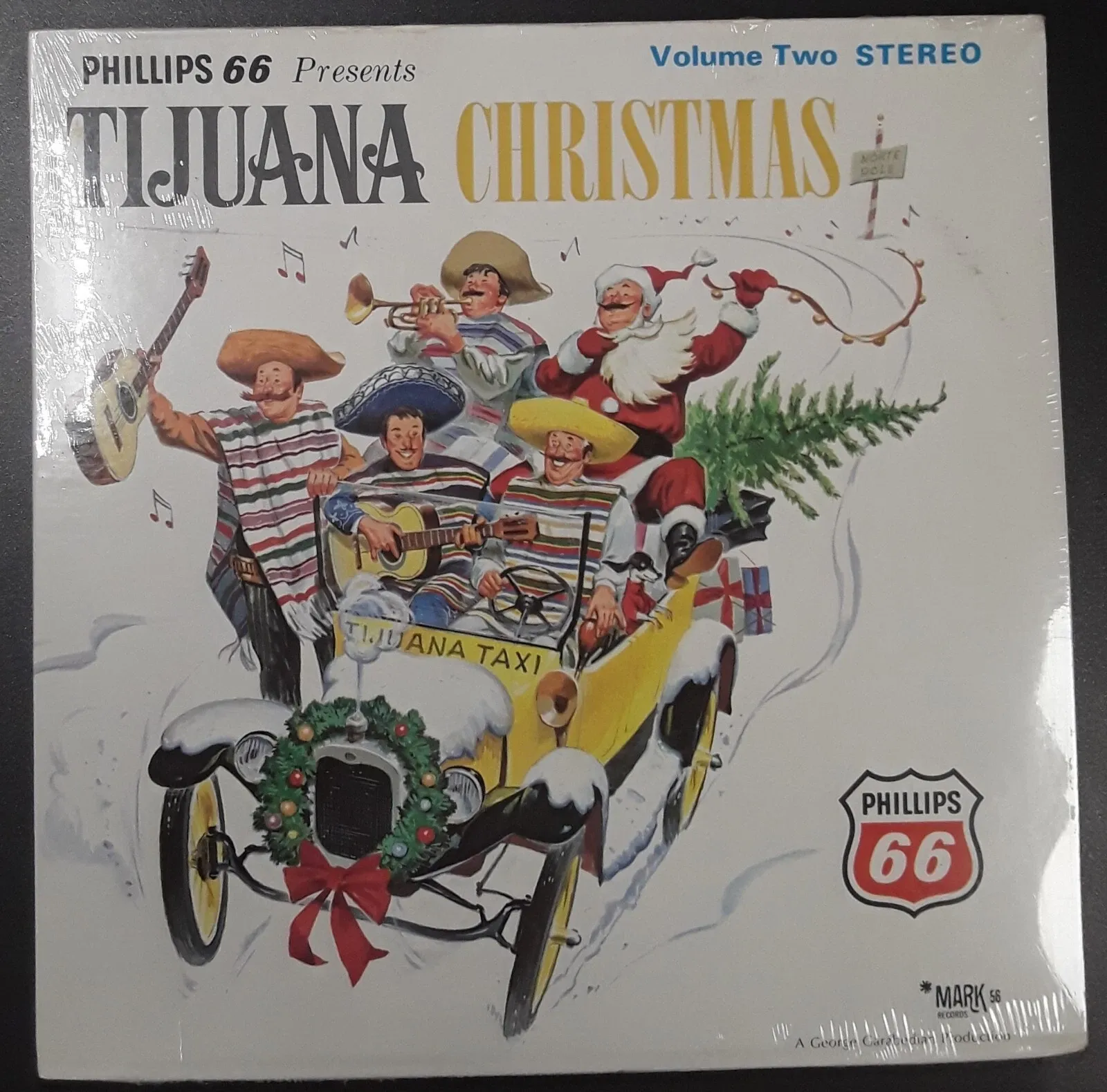 Tijuana Christmas Vol 2 The Border Brass - SEALED Vinyl LP Phillips 66 Promo NOS. More than 10 available.